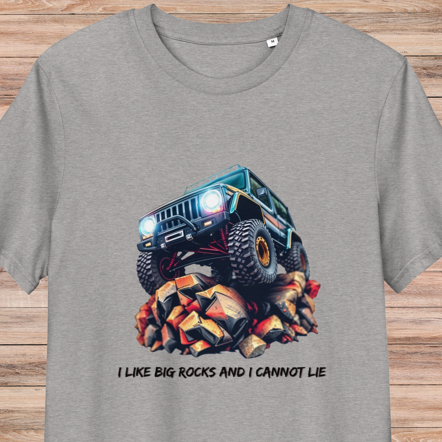 I Like Big Rocks Unisex Organic Cotton T-Shirt