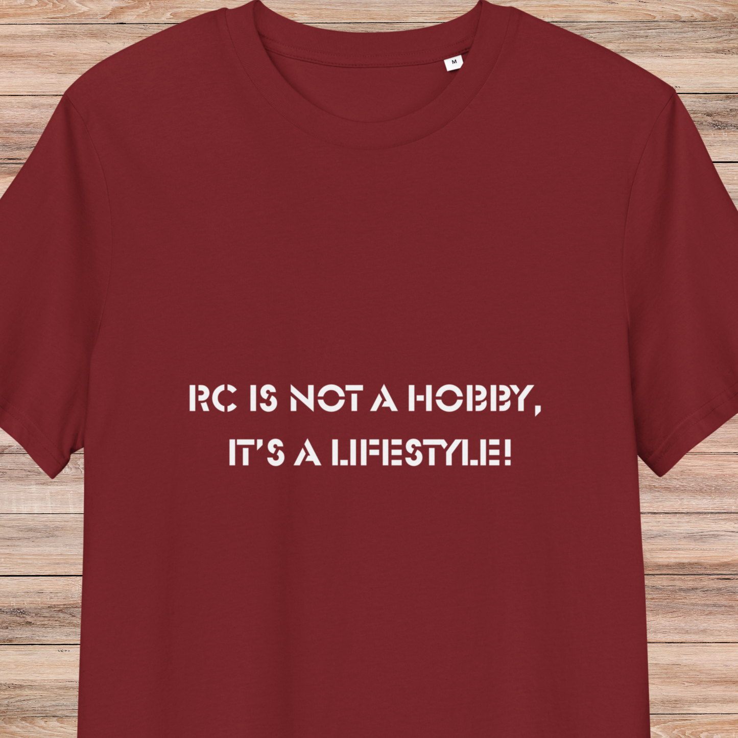 RC is Not a Hobby, It’s a Lifestyle! Unisex organic cotton t-shirt
