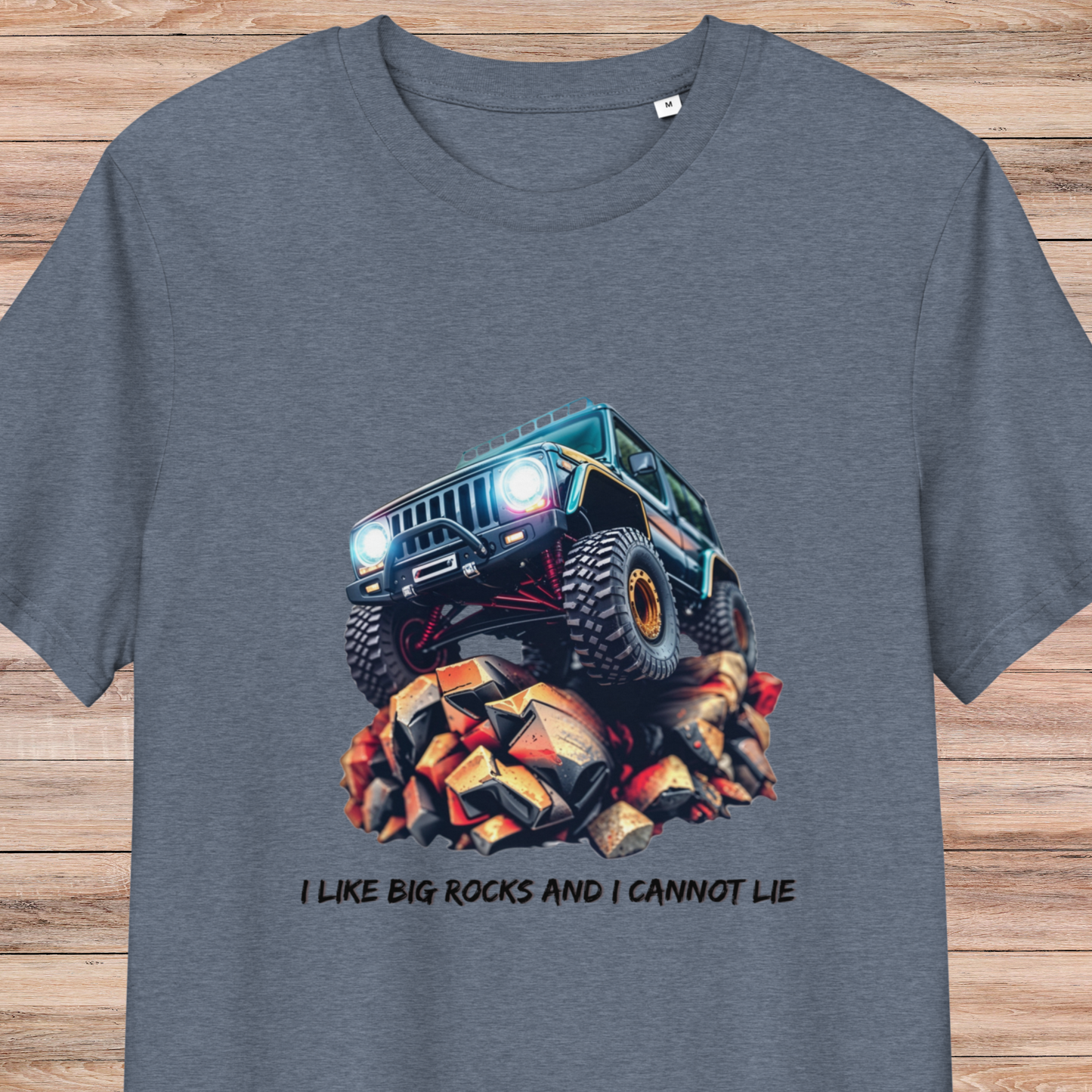 I Like Big Rocks Unisex Organic Cotton T-Shirt