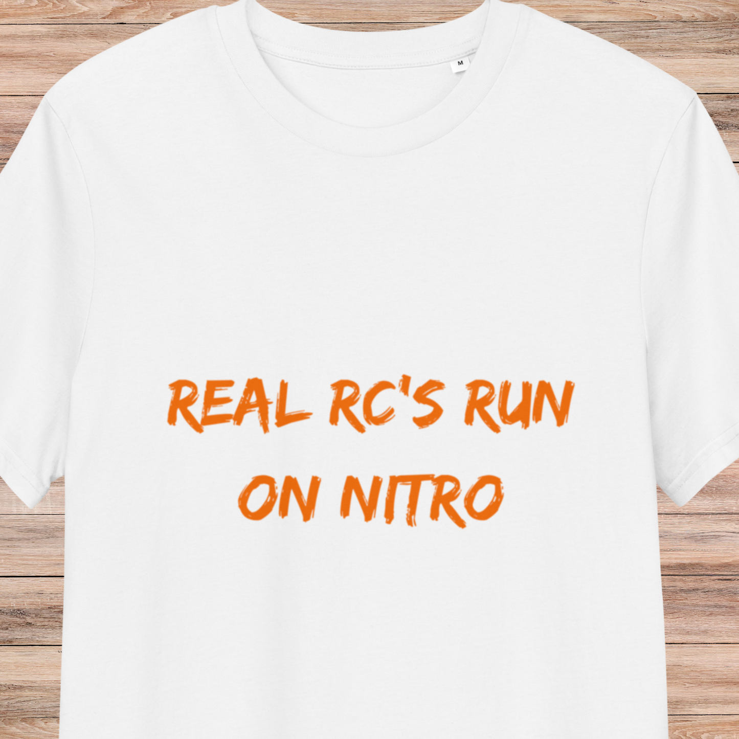 Real RC's Run On Nitro Unisex Organic Cotton T-Shirt