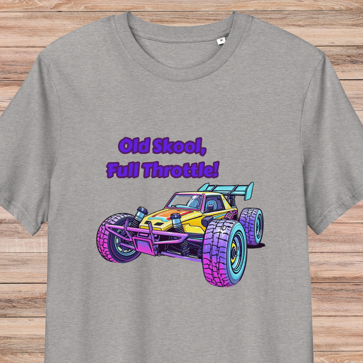 Old Skool Full Throttle Unisex Organic Cotton T-Shirt