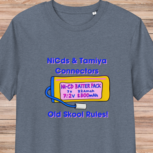 NiCds And Tamiya Connectors Unisex organic cotton t-shirt