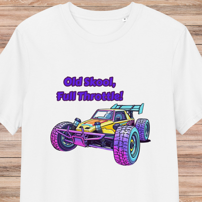 Old Skool Full Throttle Unisex Organic Cotton T-Shirt