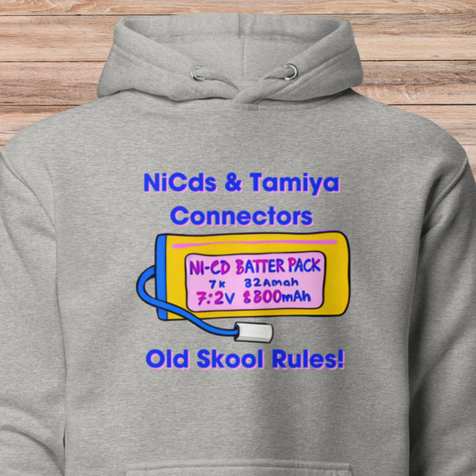 NiCds And Tamiya Connectors Unisex Hoodie