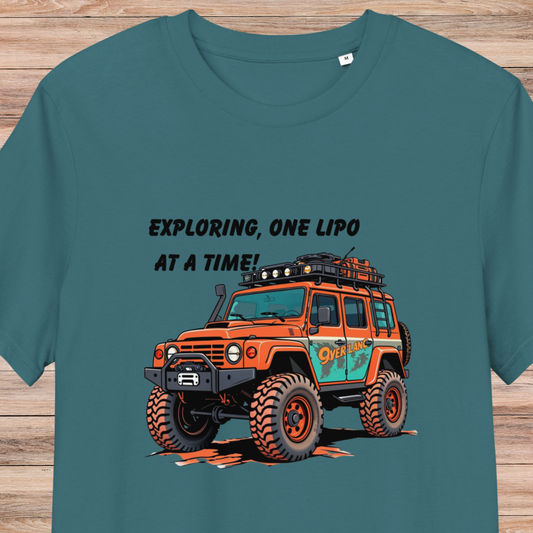 Exploring, One Lipo At A Time! Unisex Organic Cotton T-Shirt
