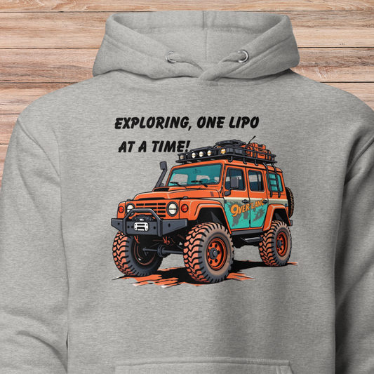 Exploring, One Lipo At A Time! Unisex Hoodie