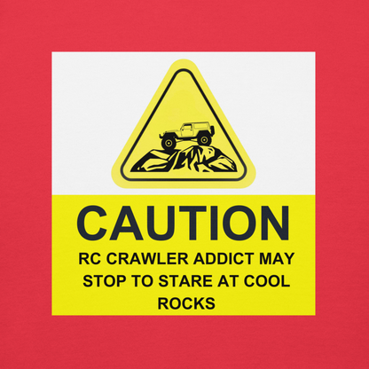 Caution RC Crawler Addict Unisex Hoodie