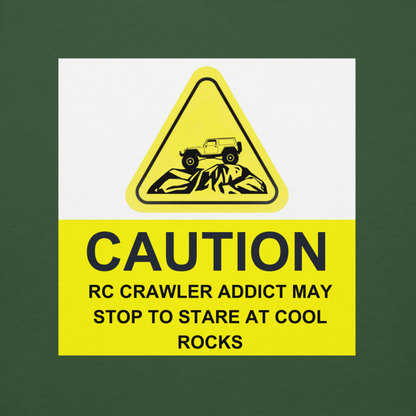 Caution RC Crawler Addict Unisex Hoodie